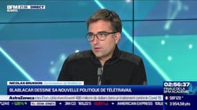 Nicolas Brusson (BlaBlaCar) : BlaBlaCar dessine sa nouvelle politique de télétravail - 12/10