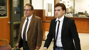 Emile Hirsch, le 17 août 2015 lors de son jugement
