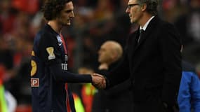 Adrien Rabiot et Laurent Blanc