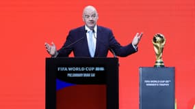 Gianni Infantino, président de la Fifa, à Abidjan le 23 juillet 2023