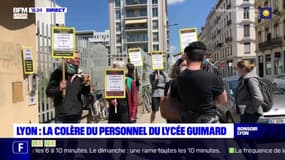 Lyon : la colère du personnel du lycée Guimard