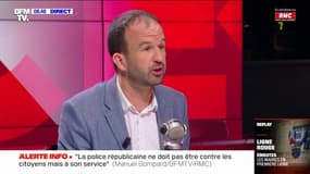 Mort de Nahel: "Je pense que le Président de la République aurait pu aller voir la maman de ce jeune homme" déclare Manuel Bompard 