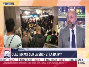 Les coulisses du biz: Quel est l'impact de la grève sur la SNCF et la RATP ? - 10/12