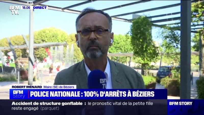 Robert Ménard, Maire (SE) de Béziers sur le mouvement des policiers nationaux: 