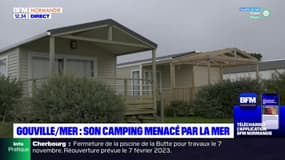 Manche: un camping de Gouville-sur-Mer menacé par la mer