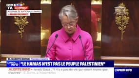 Élisabeth Borne: "Israël ne doit pas tomber dans le piège du Hamas"