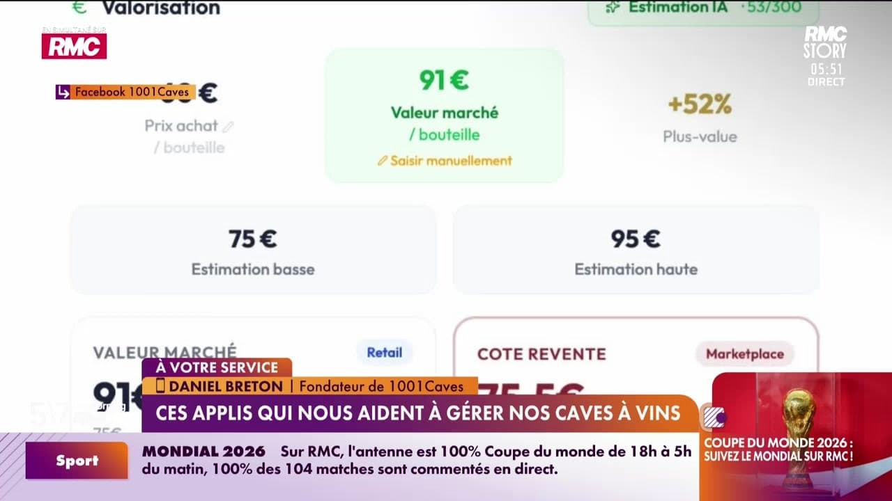Daniel Breton à votre service : Vins... gérez avec l’I.A. facilement votre cave à vin ! - 18/06