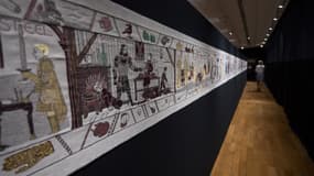 La tapisserie exposée à Bayeux