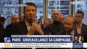 Benjamin Griveaux: "Paris a été un peu délaissée, négligée, on a besoin de remettre Paris en marche"