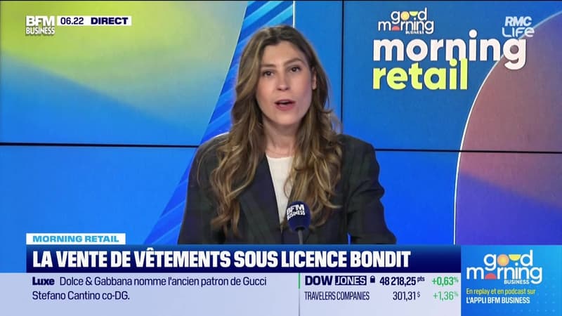 Morning Retail : La vente de vêtements sous licence bondit, par Eva Jacquot - 14/04