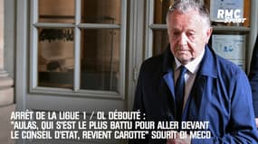 OL débouté : "Aulas, qui s'est battu pour aller au Conseil d'Etat, revient carotte" sourit Di Meco 
