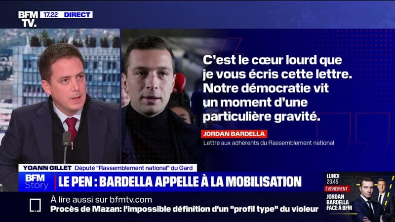 Inéligibilité requise contre Marine Le Pen: Yoann Gillet (RN) dénonce 