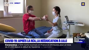 Lille: après un passage en réanimation, certains malades touchés lourdement par le coronavirus doivent réapprendre à effectuer les gestes du quotidien grâce à de la rééducation