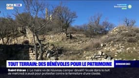 "Tout terrain": au cœur du Vieux Montlaux avec des bénévoles qui s'occupent de sa restauration