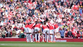 Les joueurs d'Arsenal face à Bournemouth, le 4 mai 2024