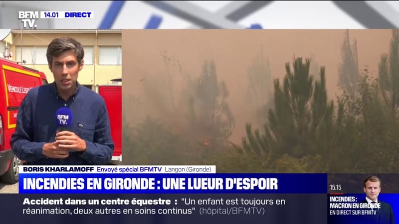 Une lueur d'espoir dans les incendies en Gironde avec 