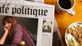 Carla Bruni le 27 janvier au siège de l'UMP.