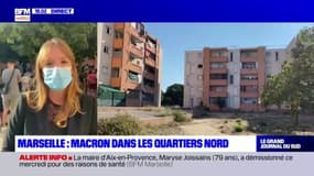 Marseille: Emmanuel Macron rencontre les habitants de la cité Bassens