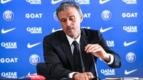 Luis Enrique, à Poissy le 5 juillet 2023