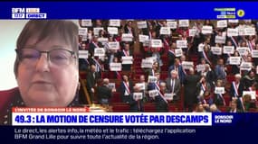 Réforme des retraites: Béatrice Descamps, députée Liot du Nord, explique pourquoi elle a voté en faveur de la motion de censure