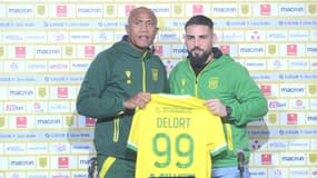 Antoine Kombouaré et Andy Delort