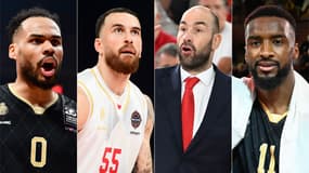 Elie Okobo, Mike James, Vassilis Spanoulis et Alpha Diallo figurent parmi les leaders de Monaco, finaliste de l'Euroligue 2025
