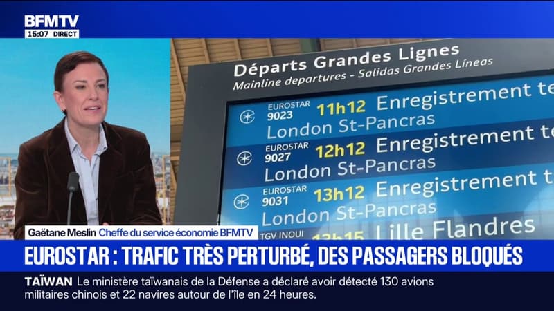 Tunnel sous la Manche: le trafic reprend progressivement mais les trains Eurostar suspendus "jusqu'à nouvel ordre"