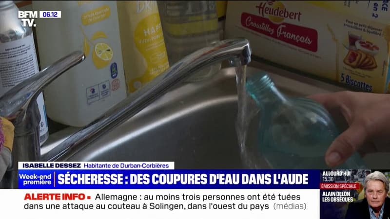 Sécheresse: des coupures d'eau sont réalisées de 14h à 6h du matin à Durban-Corbières (Aude), les habitants et professionnels s'organisent