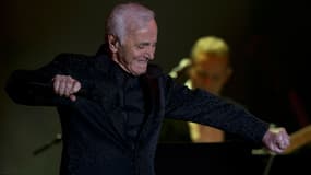 Charles Aznavour à Berlin en 2014.