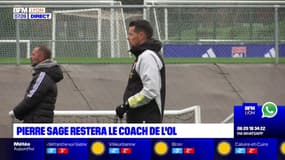OL: Pierre Sage confirmé comme entraîneur jusqu'à la fin de la saison