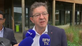 Jean-Luc Mélenchon en visite à la Réunion, dimanche 17 septembre 