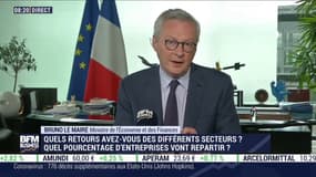 Bruno Le Maire: "Je vais suivre semaine après semaine l'activité de chaque secteur pour voir où nous en sommes"