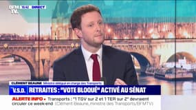 Clément Beaune sur le "vote bloqué" au Sénat: "Nous voulons qu'il y ait un vote"