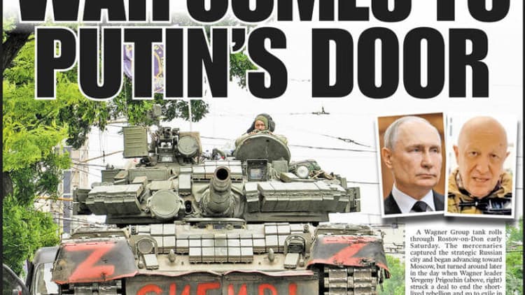La Une du New York Post du 25 juin