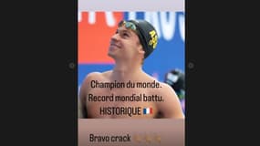 Le message de Kylian Mbappé à Léon Marchand