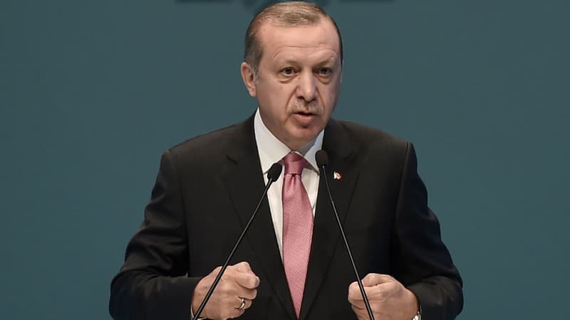 Le président turc Recep Tayyip Erdogan lors d'un discours à Istanbul, le 3 mars 2017