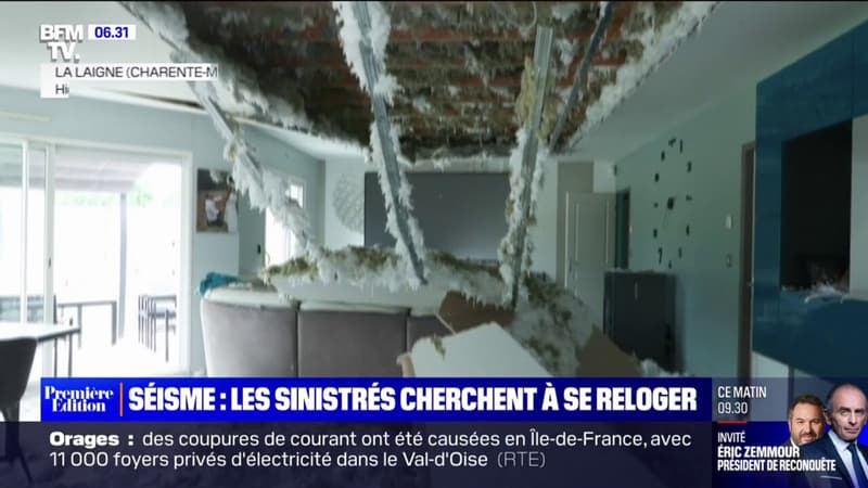 Maisons fissurées, habitants à reloger: la galère des sinistrés en Charente-Maritime après le séisme