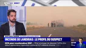 Incendie de Landiras: ce que l'on sait du profil de l'homme en garde à vue