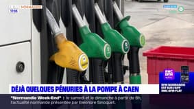 Retraites: quelques pénuries de carburants à Caen