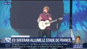Ed Sheeran allume le Stade de France
