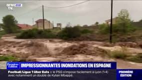 Routes coupées, villes confinées: les images d'impressionnantes inondations en Espagne