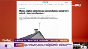 À Melun, un cambrioleur finit coincé dans une cheminée