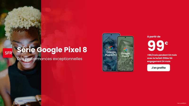Les Google Pixel 8 et 8 Pro profitent d'une offre à ne pas manquer chez SFR