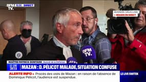 Viols de Mazan: une décision sera prise "demain matin à 9h, soit de suspendre quelques jours, soit de procéder à un renvoi du procès", affirme l'avocat d'un accusé