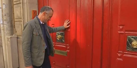 Gilles Bouleau est arrivé rue Miromesnil, où Nicolas Sarkozy a ses bureaux, pour enregistrer l'interview de l'ancien président.