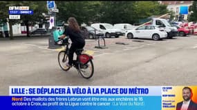 Grand Lille: se déplacer à vélo pendant les travaux de maintenance du métro