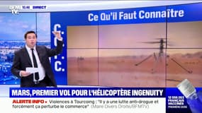 Ce que l'on sait sur le premier envol de l'hélicoptère Ingenuity sur Mars
