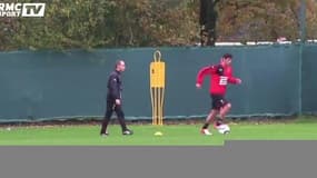 Le premier entraînement de Yoann Gourcuff à Rennes