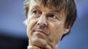 Défait par Eva Joly lors de la primaire d'Europe Ecologie-Les Verts (EELV), Nicolas Hulot pourrait quitter le parti écologiste avant la fin août, indique son conseiller Jean-Paul Besset. /Photo prise le 16 juin 2011/REUTERS/Robert Pratta