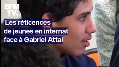 "Ma mère m'a obligé": les réticences de jeunes en internat face à Gabriel Attal